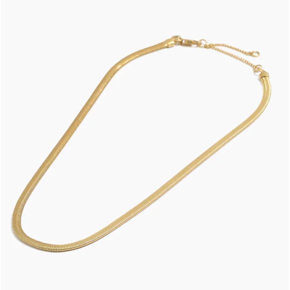 NWOT Madewell Herringbone Chain Necklace - Picture 5 of 5